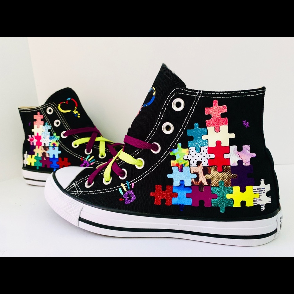 Autism Hi Top Converse Shoe